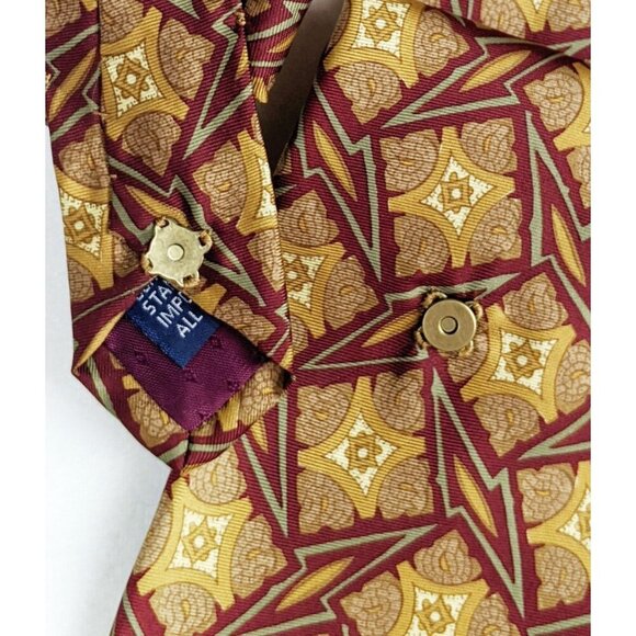 Women's Necktie - Ascot Tie - Fall Silk Scarf - Office Attire - Picture 2 of 5